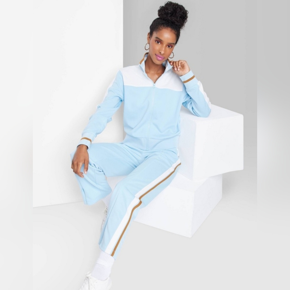 Wild Fable Light Blue Track Jacket